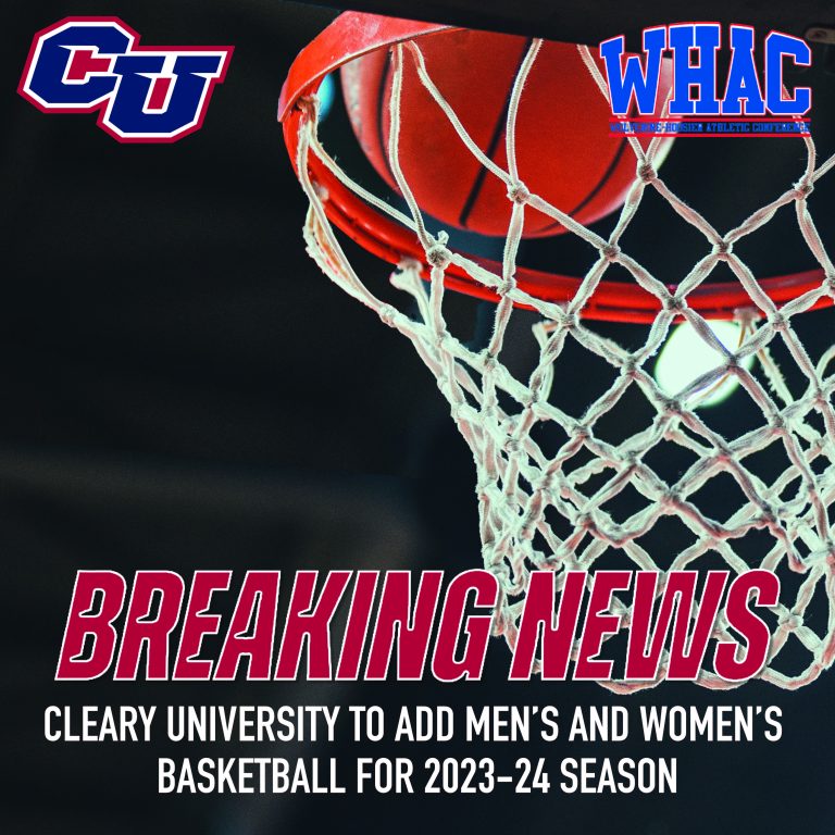 Cleary University adds men’s and women’s basketball as the 16th and